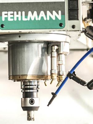 Our Swiss-made Fehlman machine tool, which was manufactured by hand, is a rarity in Finland. 